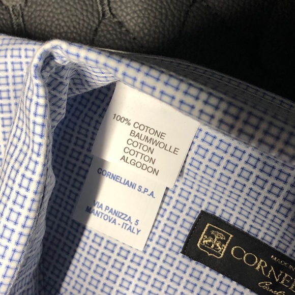 NWT $460 Corneliani 16 Shirt Large - Picture 3 of 5
